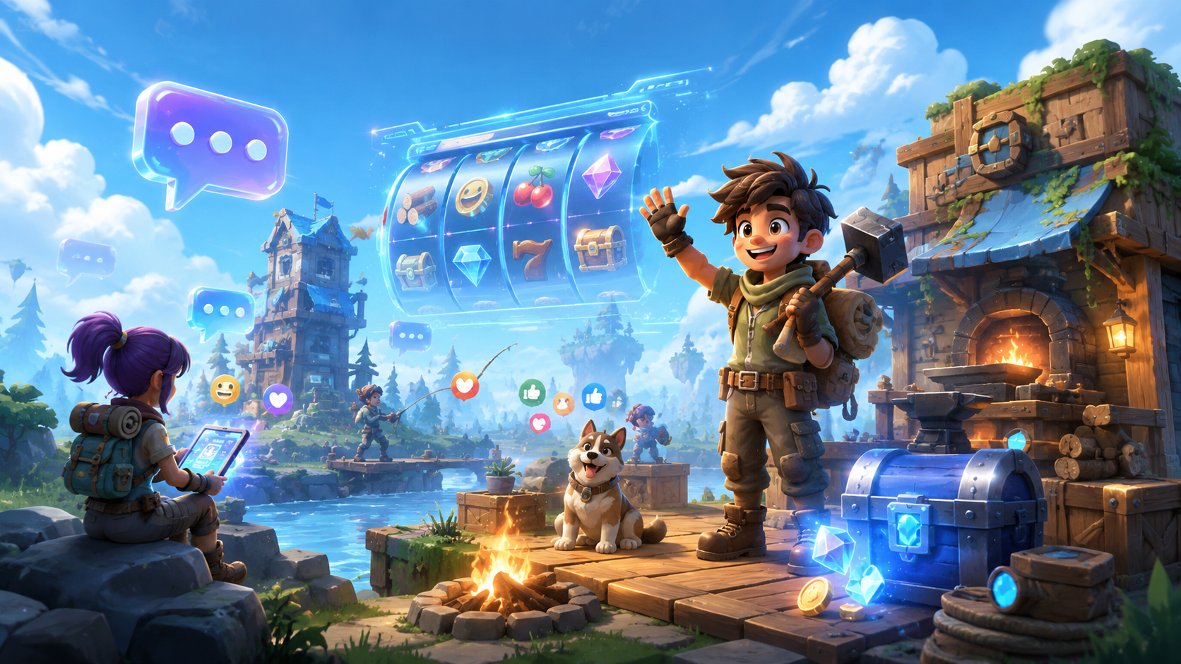 ChatSlots und Survival Browsergames von CONNDI.de